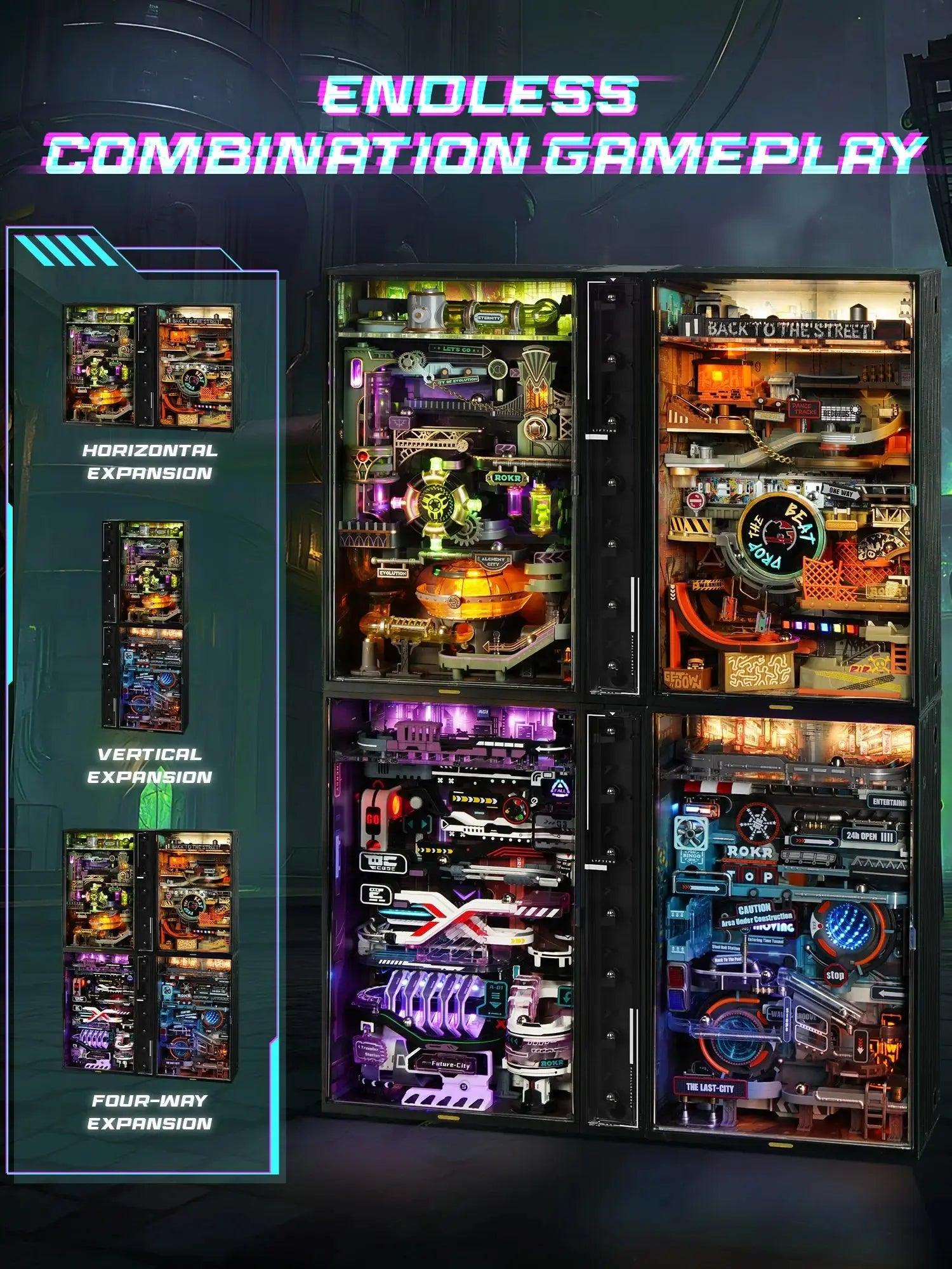 ROKR Alchemy City 3D Puzzle | Pinball Track | Toylandeu™