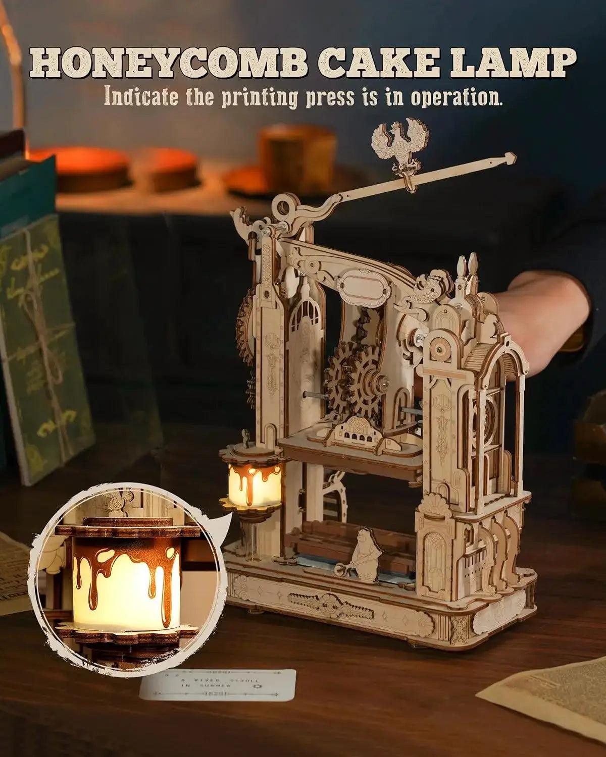  ROKR Classic 3D Wooden Puzzle Printing Press Kit CE -  ToylandEU™