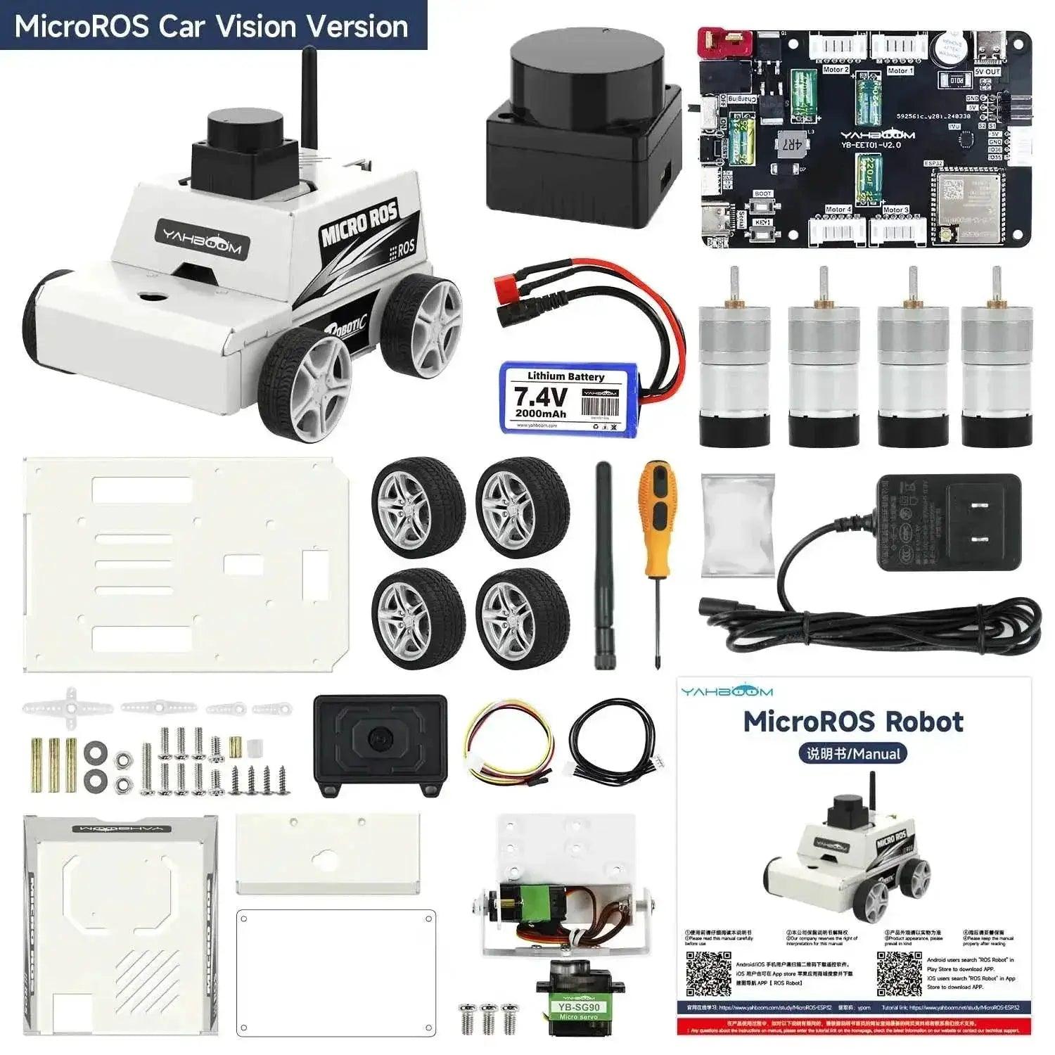  ROS2-Humble Python3 Programmable Robot Car Kit with 2MP Camera and  -  ToylandEU™