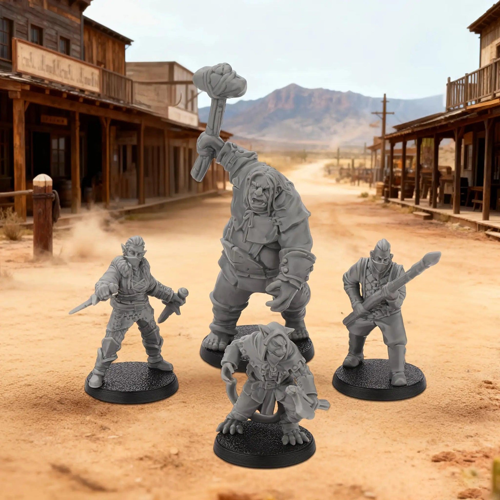  RPG Bandit Miniatures Set Of 4 For TTRPG Campaigns -  ToylandEU™