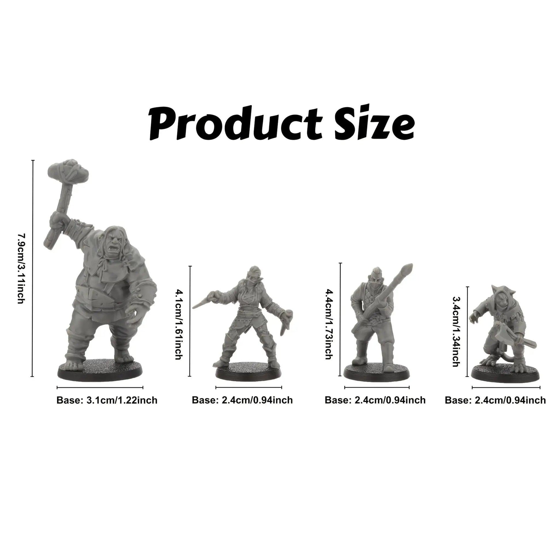  RPG Bandit Miniatures Set Of 4 For TTRPG Campaigns -  ToylandEU™