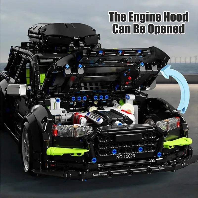 RS6 Touring Car Building Blocks Set Premium Quality 2896 Pieces - ToylandEU