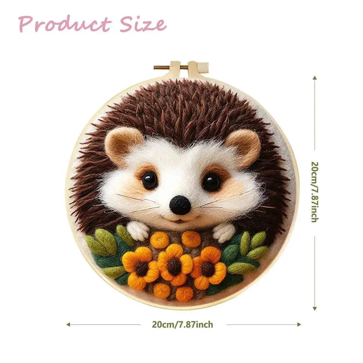 RUOPOTY Landscape Pattern Needle Felting Kit for Beginners DIY Wool Needle Felting Starter Set for Home Decoration - ToylandEU