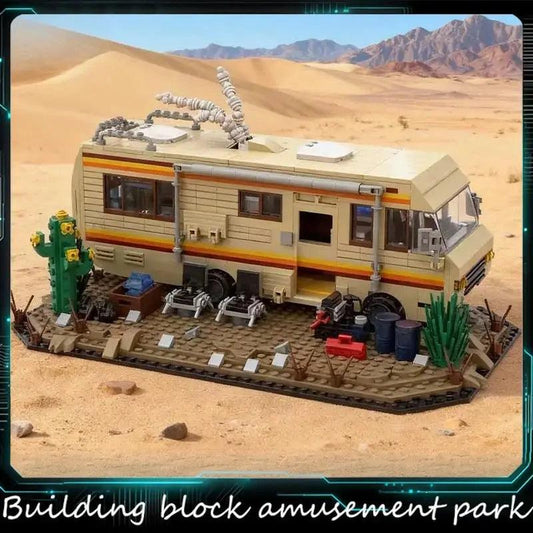  RV Adventure Car Model Building Blocks Educational Toy Set -  ToylandEU™
