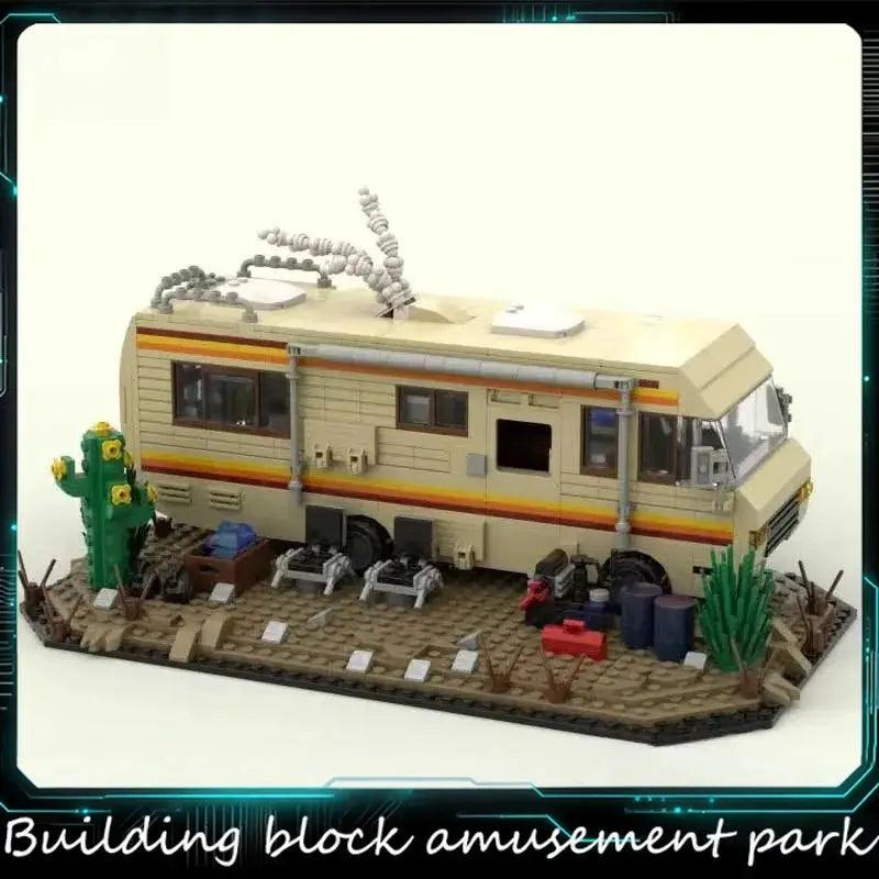  RV Adventure Car Model Building Blocks Educational Toy Set -  ToylandEU™