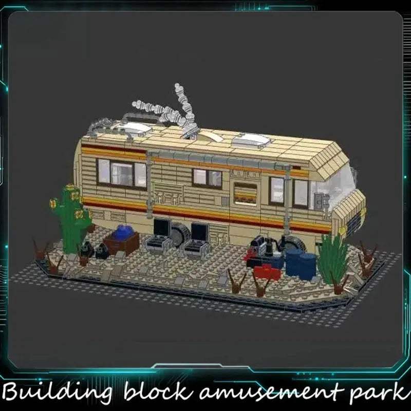  RV Adventure Car Model Building Blocks Educational Toy Set -  ToylandEU™