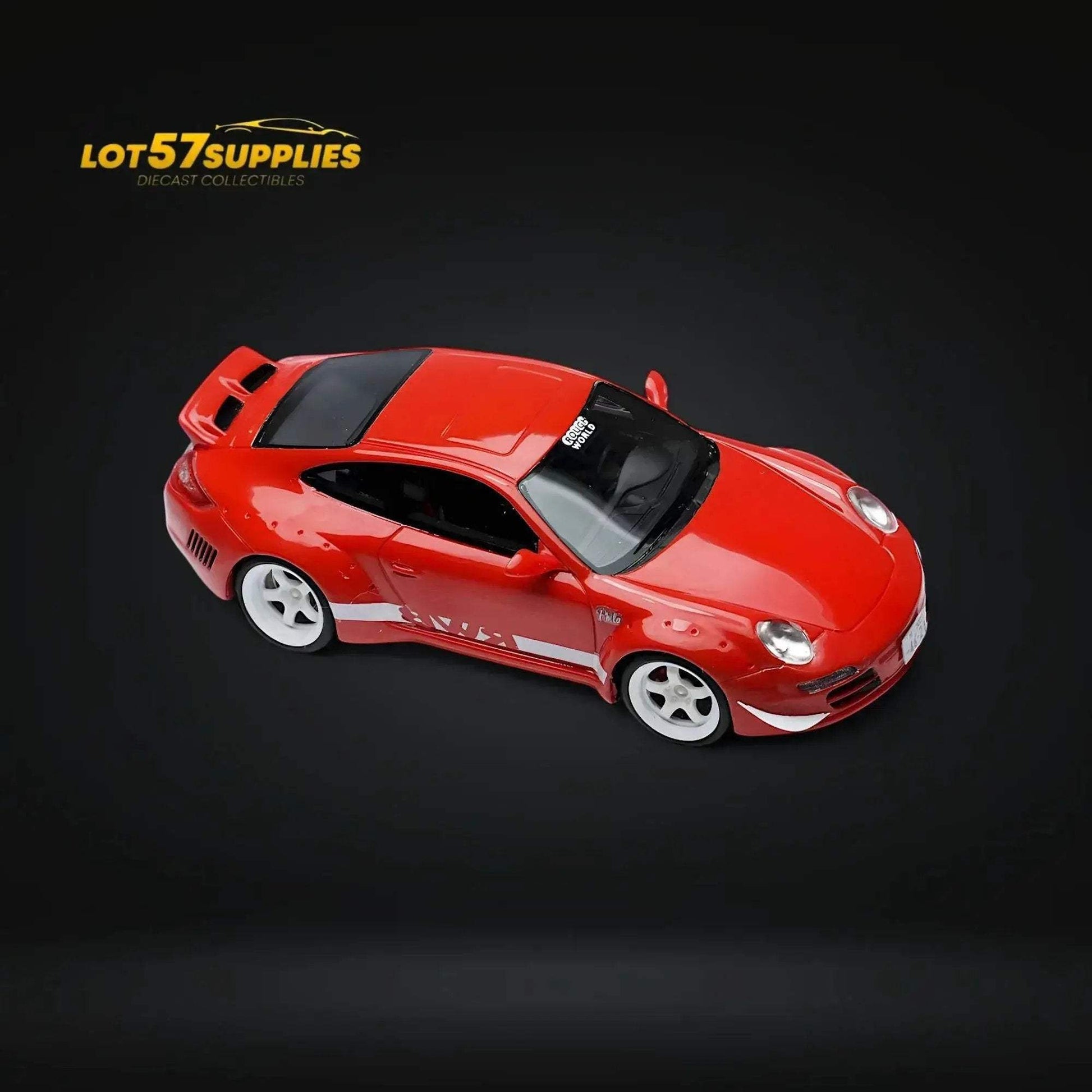 RWB Porsche RWB 997 PHILADELPHIA Racing Style 1:64 Resin - ToylandEU