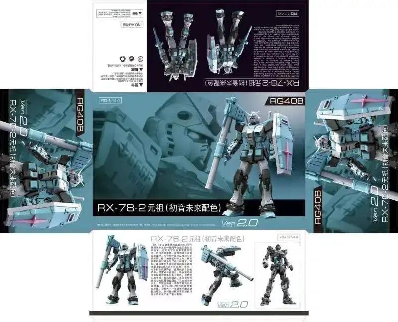  RX-78-2 Gundam Gunpla Kit Hatsune Miku Color 1 144 -  ToylandEU™