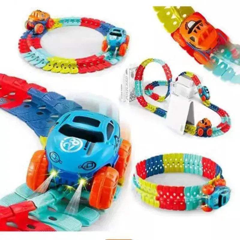 Race Track Toy Car DIY Set With Changeable Speed Tracks - ToylandEU