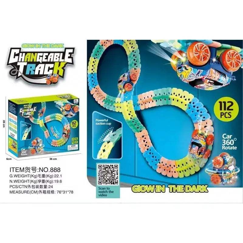 Race Track Toy Car DIY Set With Changeable Speed Tracks - ToylandEU