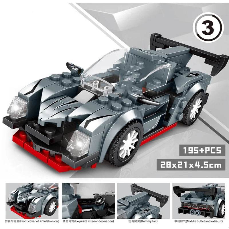 Race into Action: Formula 1 Speed Champions Building Kit - ToylandEU