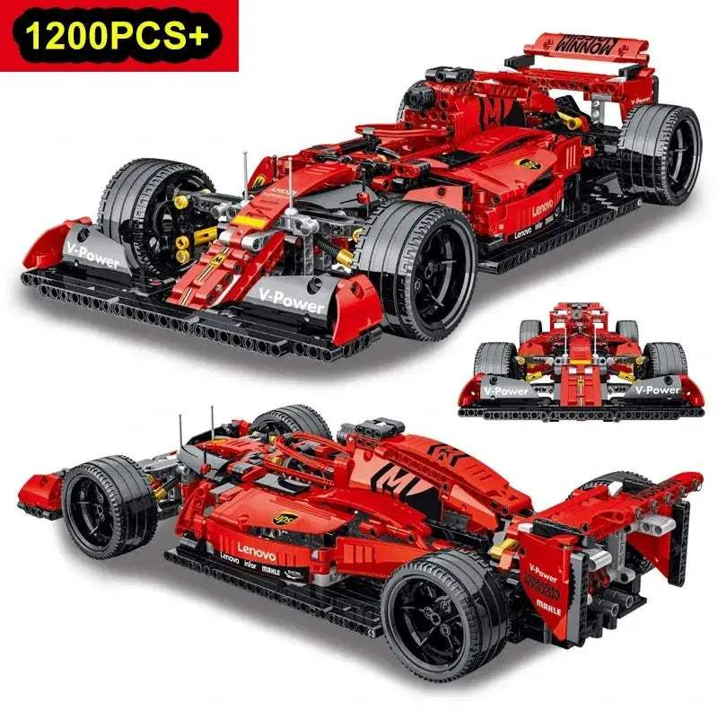 Racing Car Building Blocks 1200Pcs Lego Compatible Desk Decor - ToylandEU