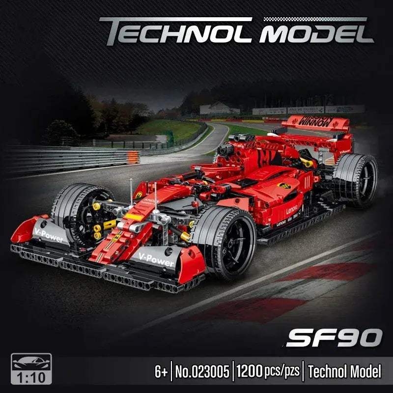 Racing Car Building Blocks 1200Pcs Lego Compatible Desk Decor - ToylandEU