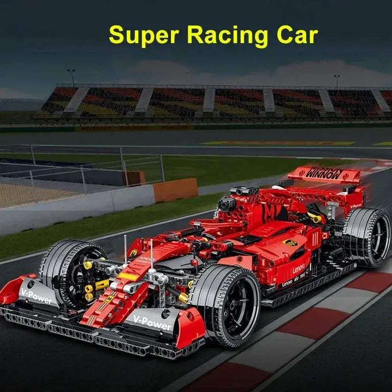 Racing Car Building Blocks 1200Pcs Lego Compatible Desk Decor - ToylandEU