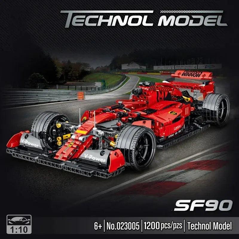  Racing Car Building Blocks 1200Pcs Lego Compatible Safe -  ToylandEU™
