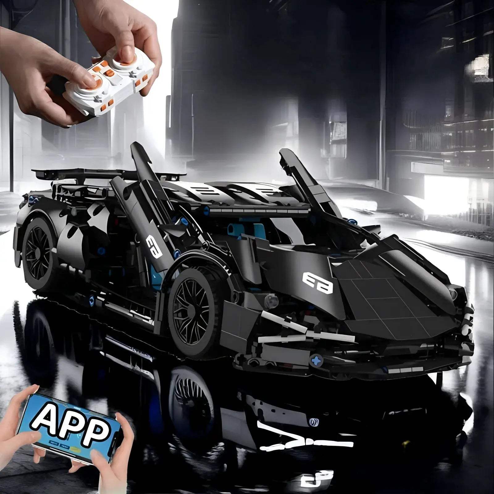  Racing Car Building Blocks Kit Remote RC For Adults -  ToylandEU™