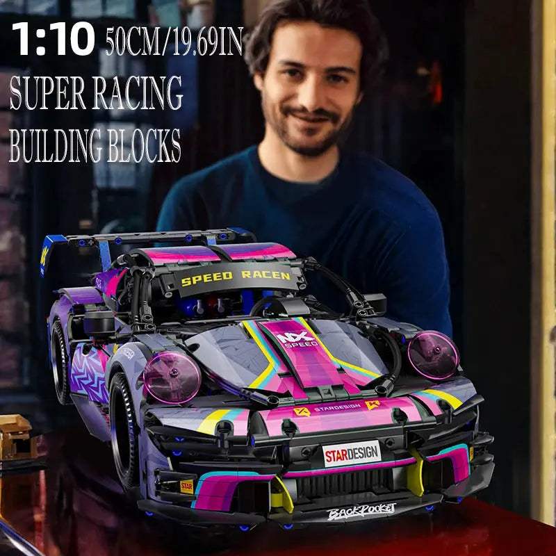  Racing Car Building Blocks Set 1700 Pieces For All Ages -  ToylandEU™