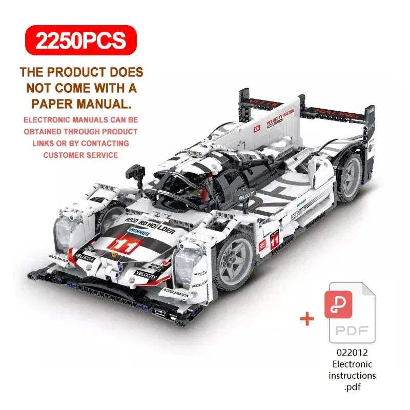 Racing Car Building Blocks Set 1722 Pieces For Creative Minds - ToylandEU
