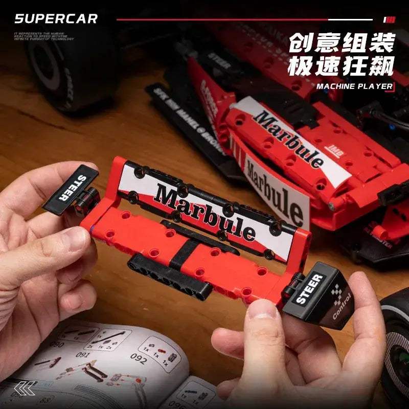 Racing Car Building Blocks Set For All Ages Colorful Model - ToylandEU