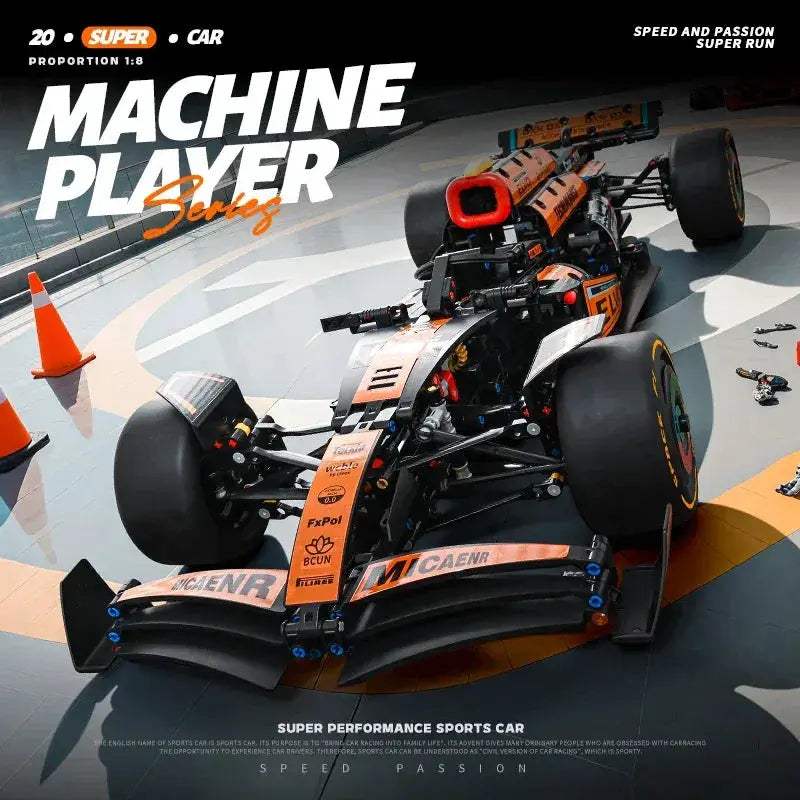 Racing Car Building Blocks Set For Boys Ideal Birthday Gift - ToylandEU