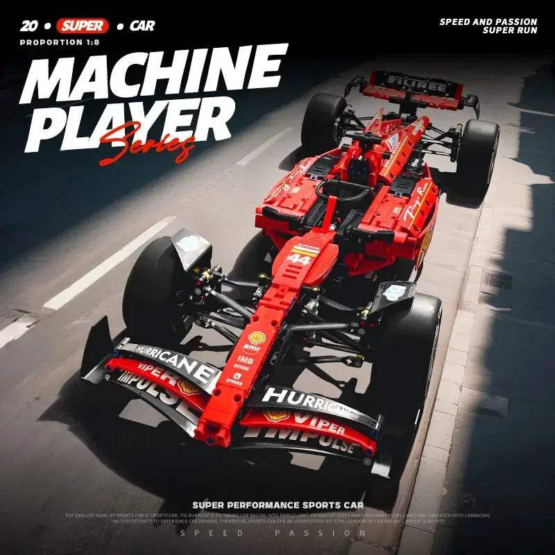 Racing Car Building Blocks Set for Creative 3D Model - ToylandEU