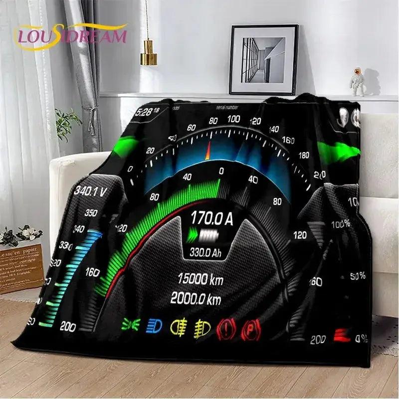  Racing Car Plush Blanket Anti Pilling Soft Throw -  ToylandEU™