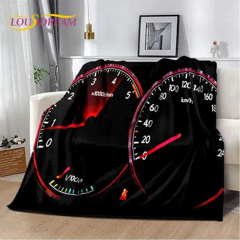  Racing Car Plush Blanket Anti Pilling Soft Throw -  ToylandEU™
