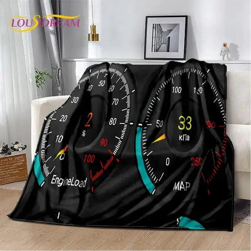  Racing Car Plush Blanket Anti Pilling Soft Throw -  ToylandEU™
