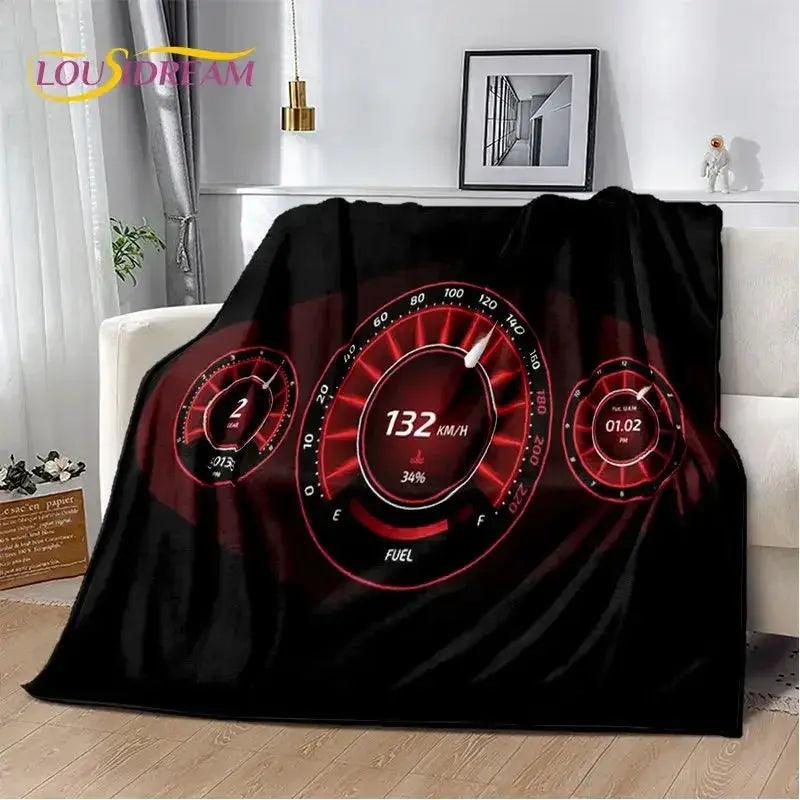  Racing Car Plush Blanket Anti Pilling Soft Throw -  ToylandEU™