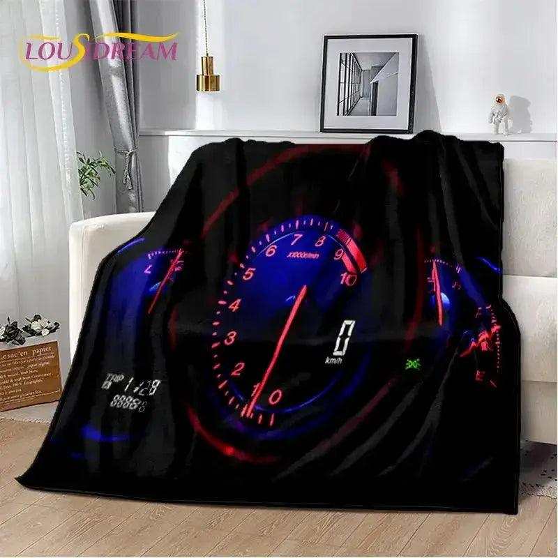  Racing Car Plush Blanket Anti Pilling Soft Throw -  ToylandEU™