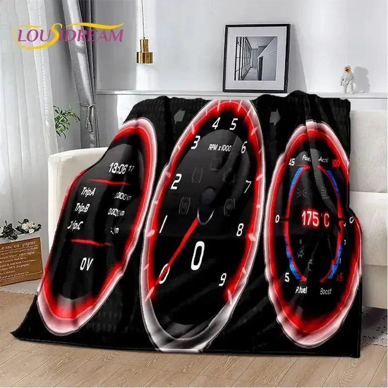  Racing Car Plush Blanket Anti Pilling Soft Throw -  ToylandEU™