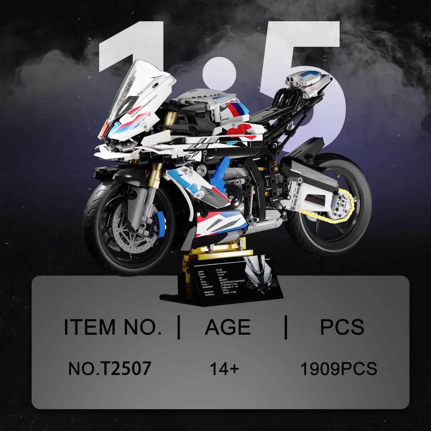  Racing Motorcycle Building Blocks Set 1900 Pcs Lego -  ToylandEU™