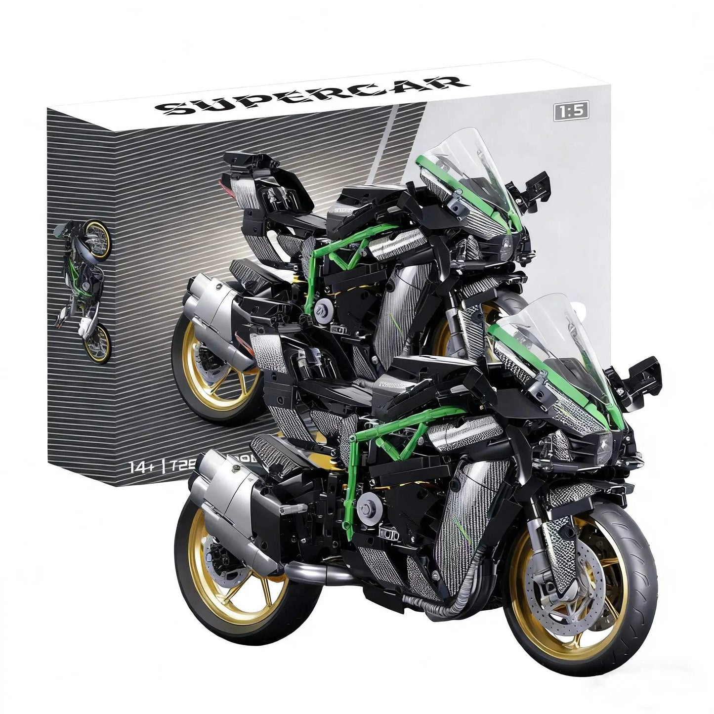  Racing Motorcycle Building Blocks Set 1900 Pcs Lego -  ToylandEU™