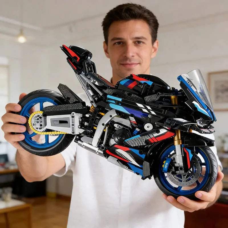  Racing Motorcycle Building Blocks Set 1900 Pcs Lego -  ToylandEU™