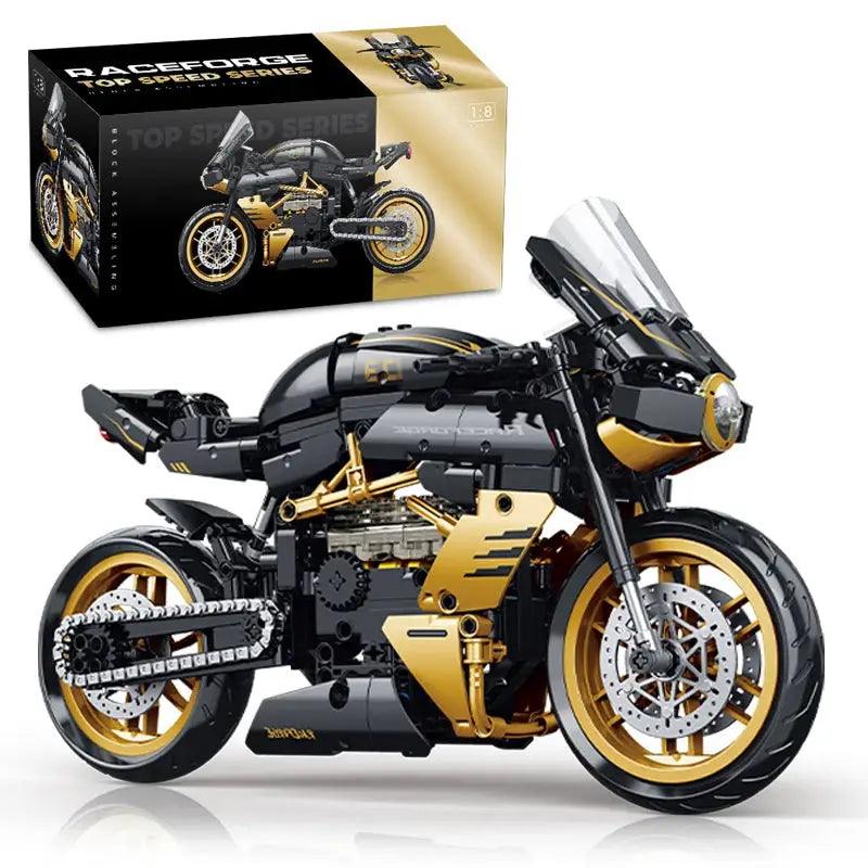  Racing Motorcycle Building Blocks Set 500 Pieces Gift Box -  ToylandEU™