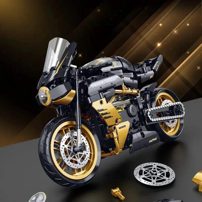  Racing Motorcycle Building Blocks Set 500 Pieces Gift Box -  ToylandEU™