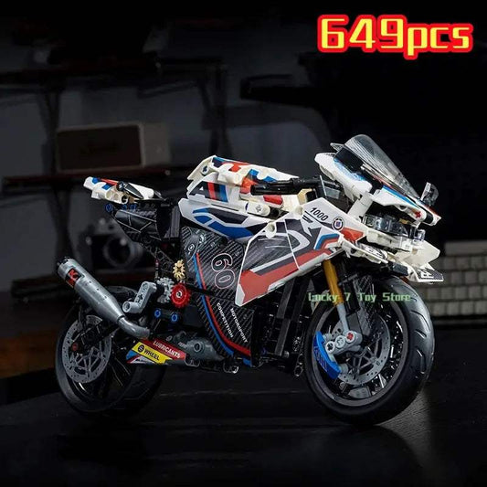 Racing Motorcycle Building Blocks Set Lego Compatible -  ToylandEU™