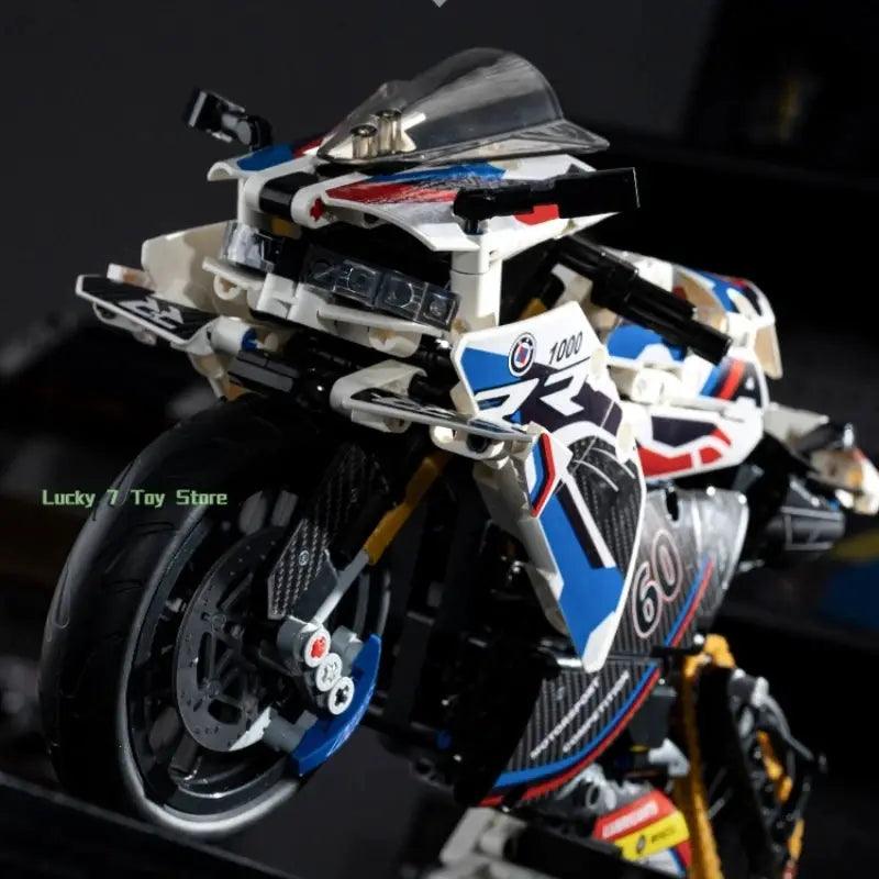  Racing Motorcycle Building Blocks Set Lego Compatible -  ToylandEU™