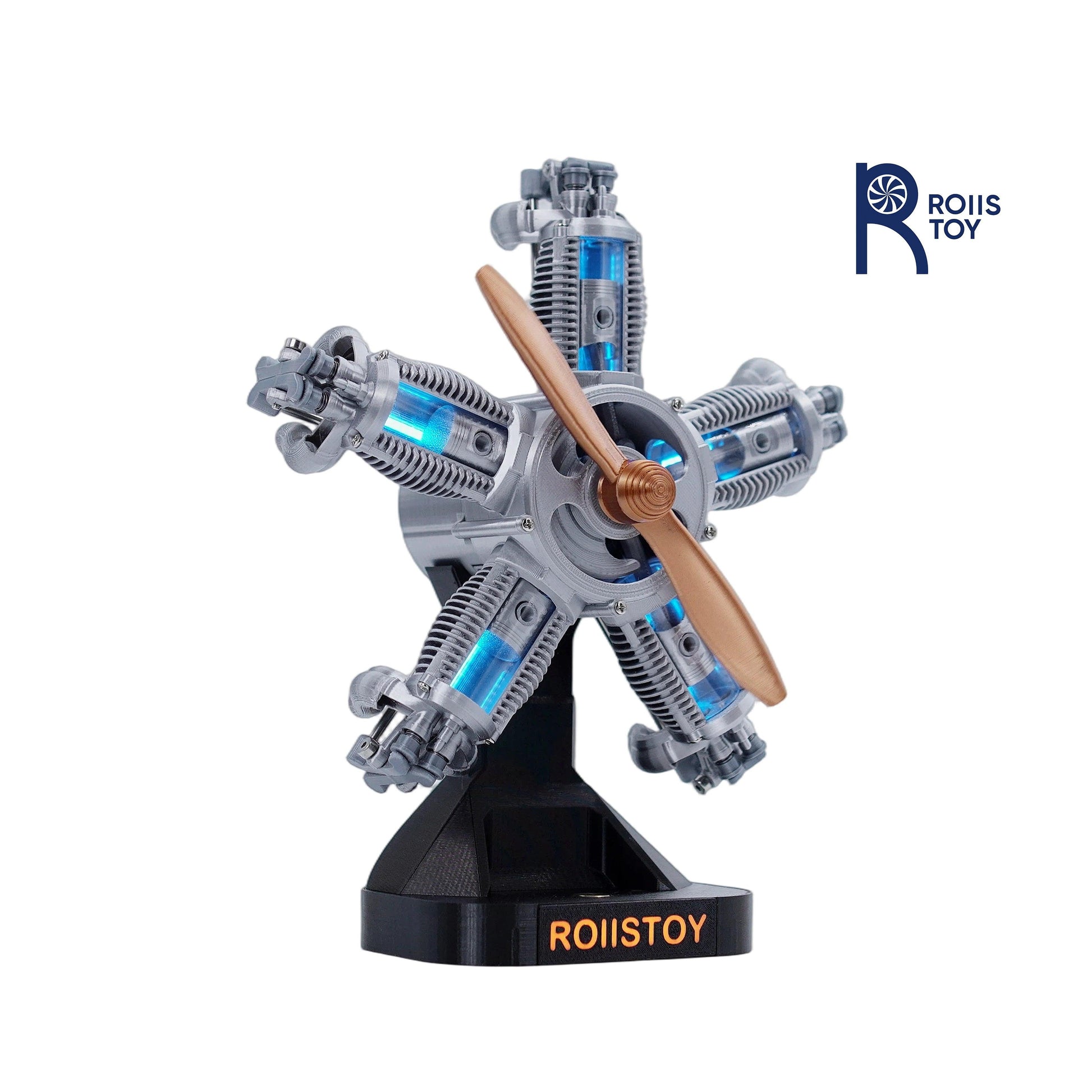 Radial Engine Model Kit 5 Cylinder Blocks Toylandeu™ 