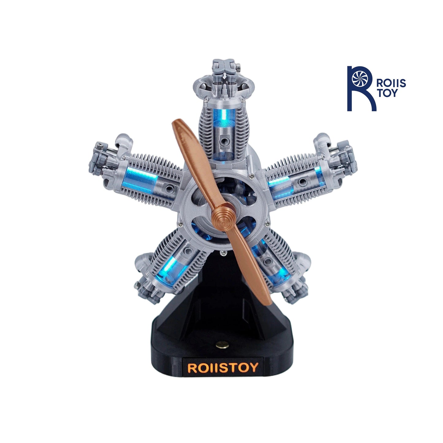 Radial Engine Model Kit 5 Cylinder Blocks Toylandeu™ 