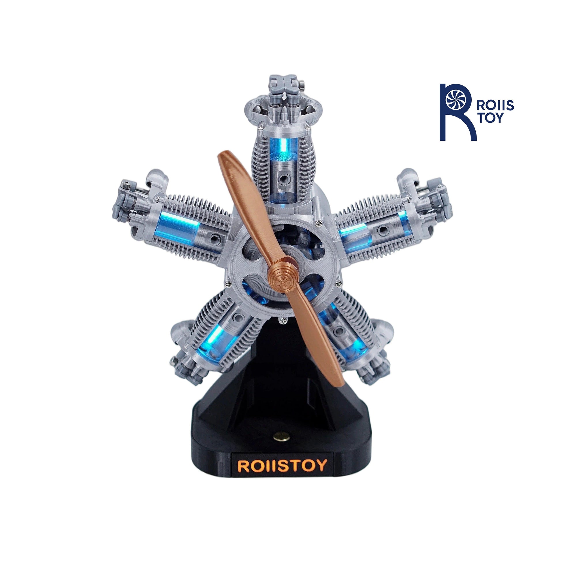  Radial Engine Model Kit 5 Cylinder Blocks Toylandeu™ 