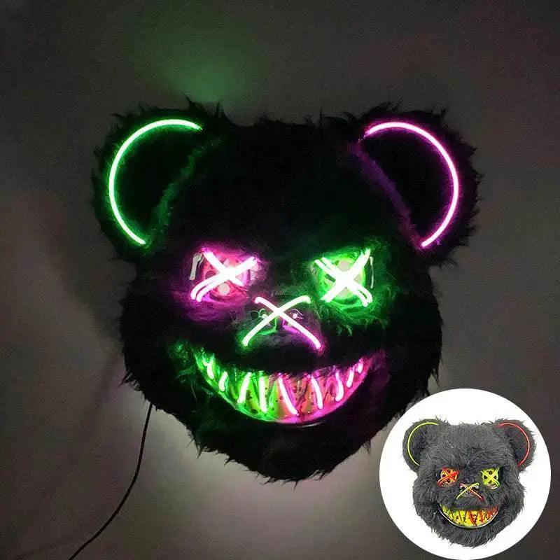  Radiant 3V Cosplay Mask Glowing Bunny Bear Toyland EU -  ToylandEU™