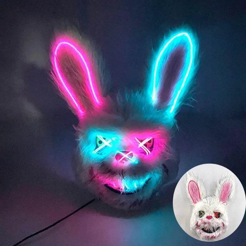  Radiant 3V Cosplay Mask Glowing Bunny Bear Toyland EU -  ToylandEU™