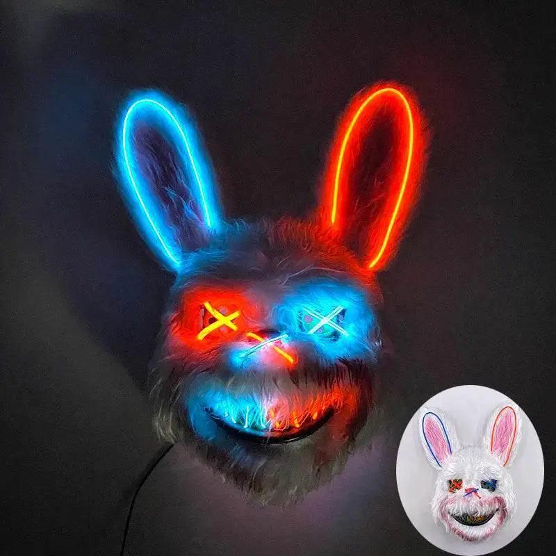  Radiant 3V Cosplay Mask Glowing Bunny Bear Toyland EU -  ToylandEU™
