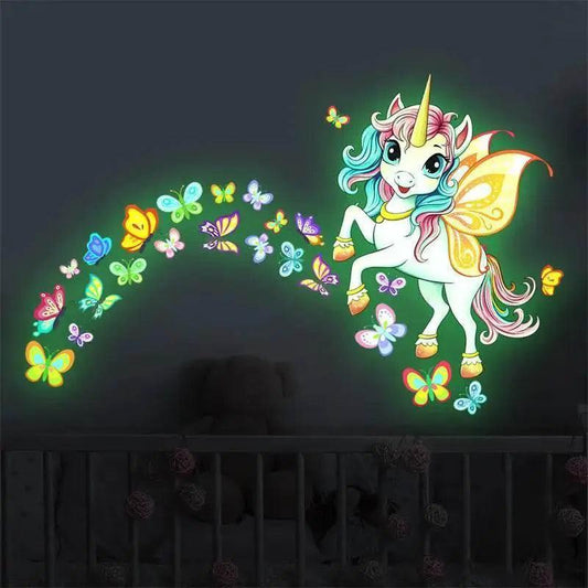  Radiant Unicorn Wall Decals Glow In Dark Toyland EU -  ToylandEU™