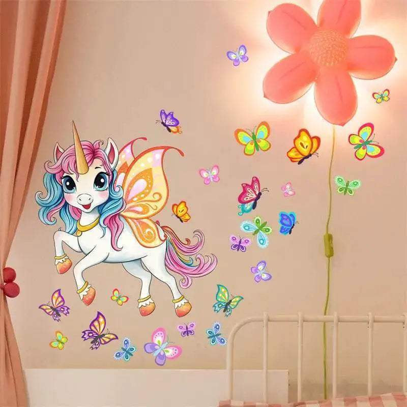  Radiant Unicorn Wall Decals Glow In Dark Toyland EU -  ToylandEU™