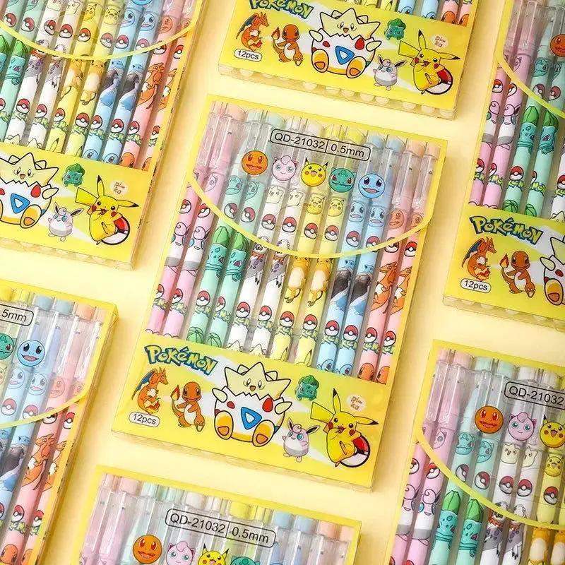 Pokemon Gel Pen Set Pikachu Erasable Pens For Kids - ToylandEU