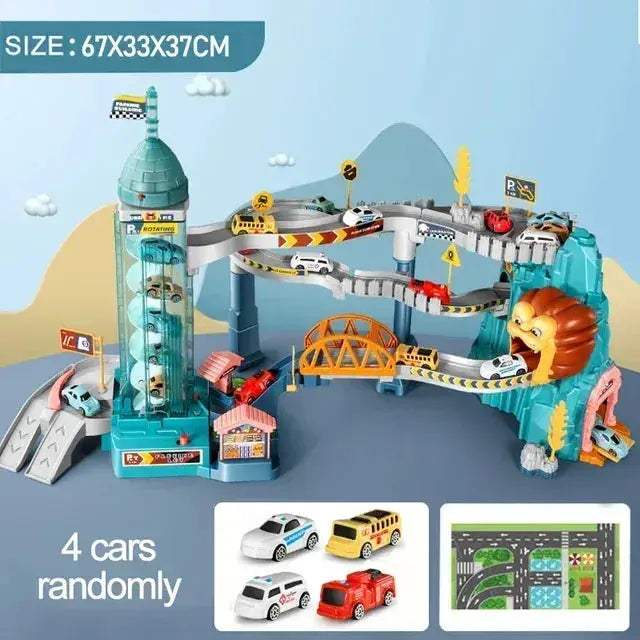 Rail Car Toys Dinosaur Building Set For Kids Interactive - ToylandEU