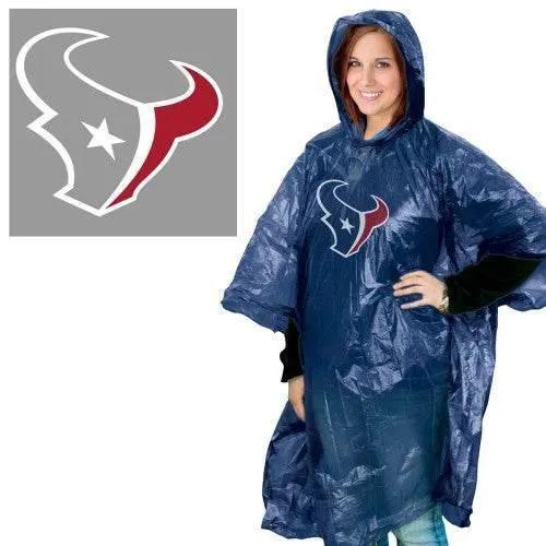  Houston Texans Rain Poncho Lightweight One Size Fits All -  ToylandEU™
