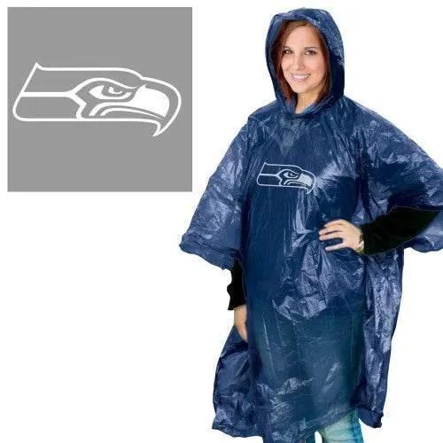  Seattle Seahawks Rain Poncho Lightweight One Size Wincraft -  ToylandEU™